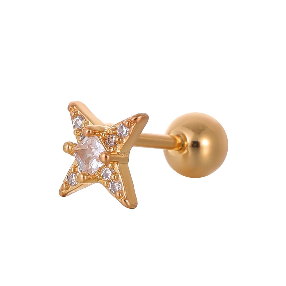 Heart Shape CZ Zircon Belly Button Ring Stainless Steel Navel Piercing Jewelry European American Fashion - Image 3