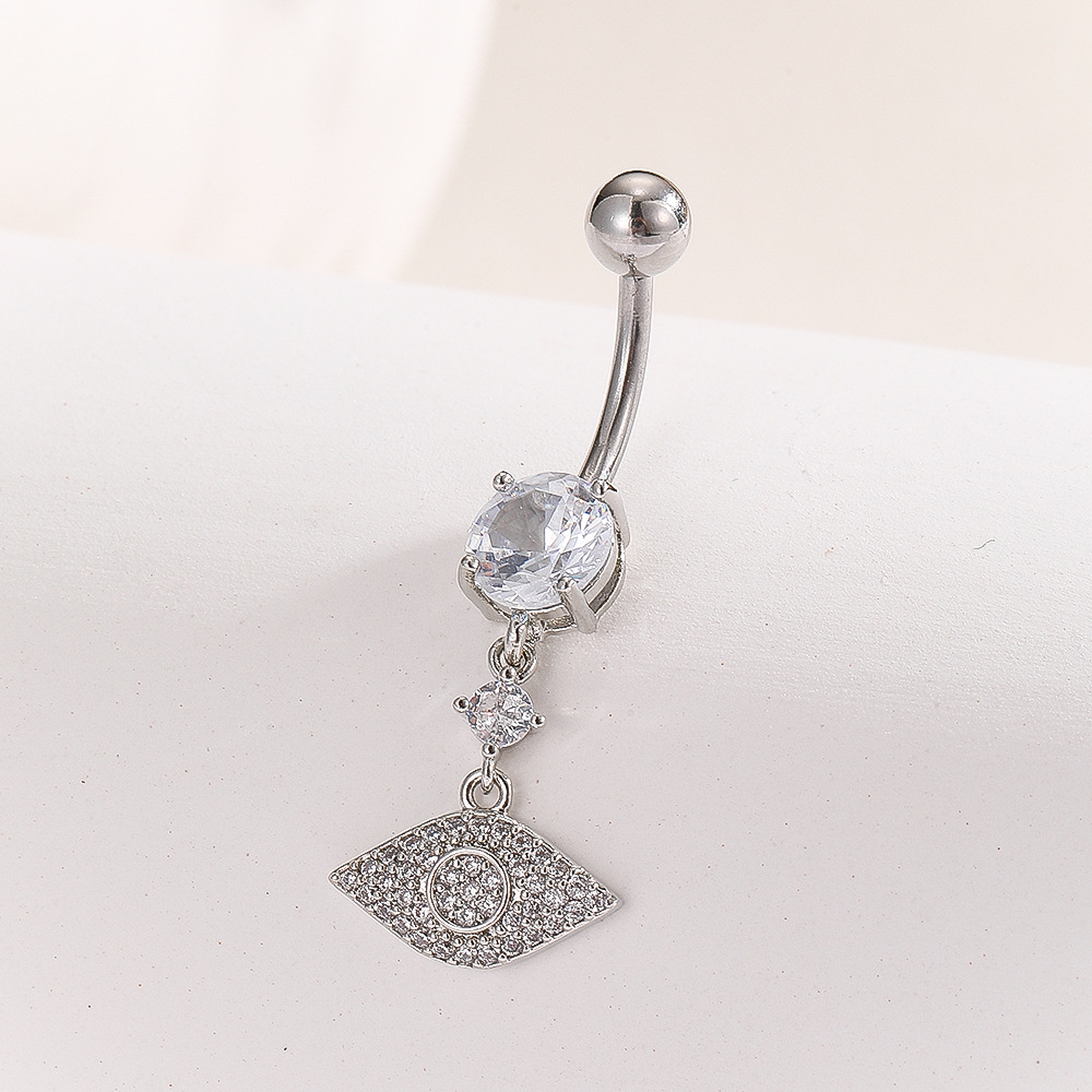 New Bow Zircon Navel Ring Belly Button Piercing Jewelry Online Wholesale Gold Copper - Image 5