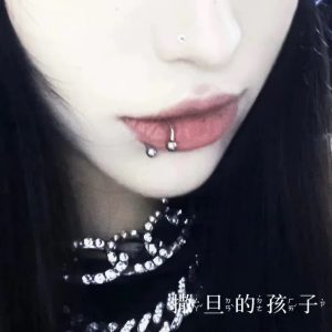 316L Surgical Steel Horseshoe Lip Ring C-Shaped Hoop 12mm 1.2mm Thick Ball Closure Piercing Jewelry