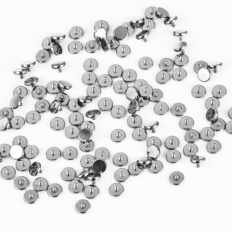 Titanium Alloy Round Disc Arc Surface Basic Nail Piercing Lip Nail G23 Titanium Piercing Jewelry - Image 4