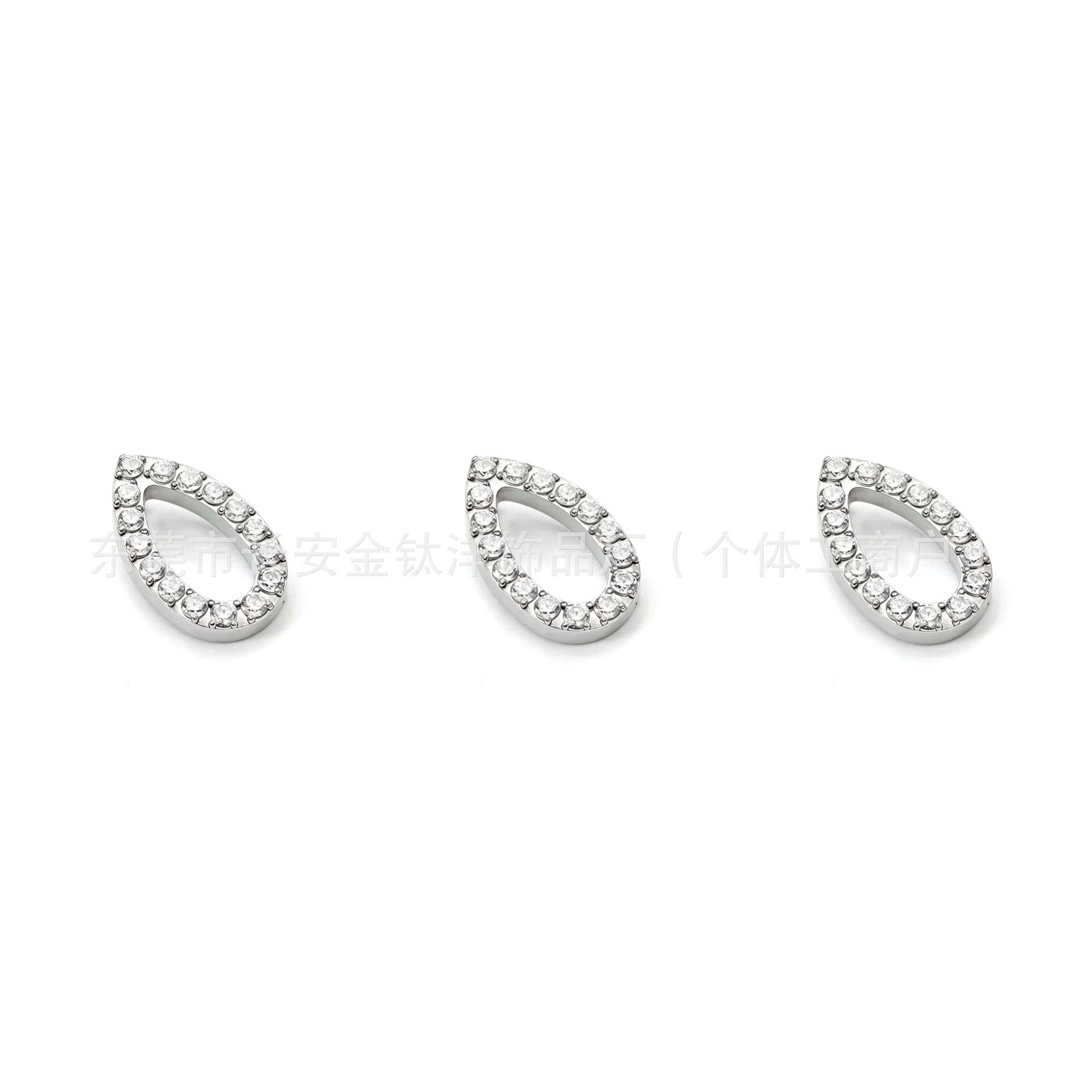 F136 Titanium Internal Thread Hollow Full Diamond Zircon Lip Stud - 14mm Blue Lip Piercing Jewelry - Image 2