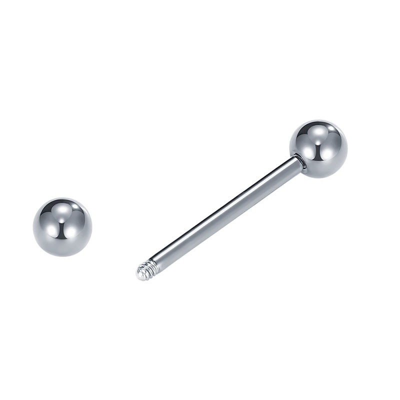 G23 Titanium External Thread Straight Rod Tongue Bar Lip Labret Stud - F136 Alloy Ear Cartilage Nose Body Piercing Jewelry - Image 3