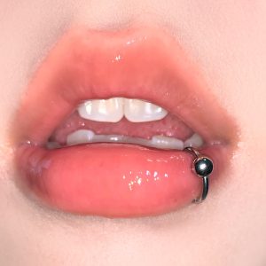 316L Surgical Steel Lip Ring Seamless Hoop Snake Design Gold Color Body Piercing Jewelry