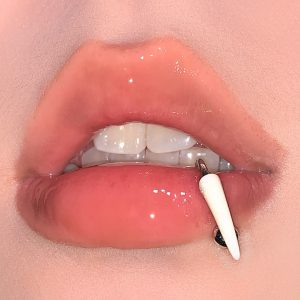 Fangs Lip Ring Steel Titanium External Thread Horseshoe Lip Nail C Ring Punk Hot Girl Piercing Jewelry Wholesale