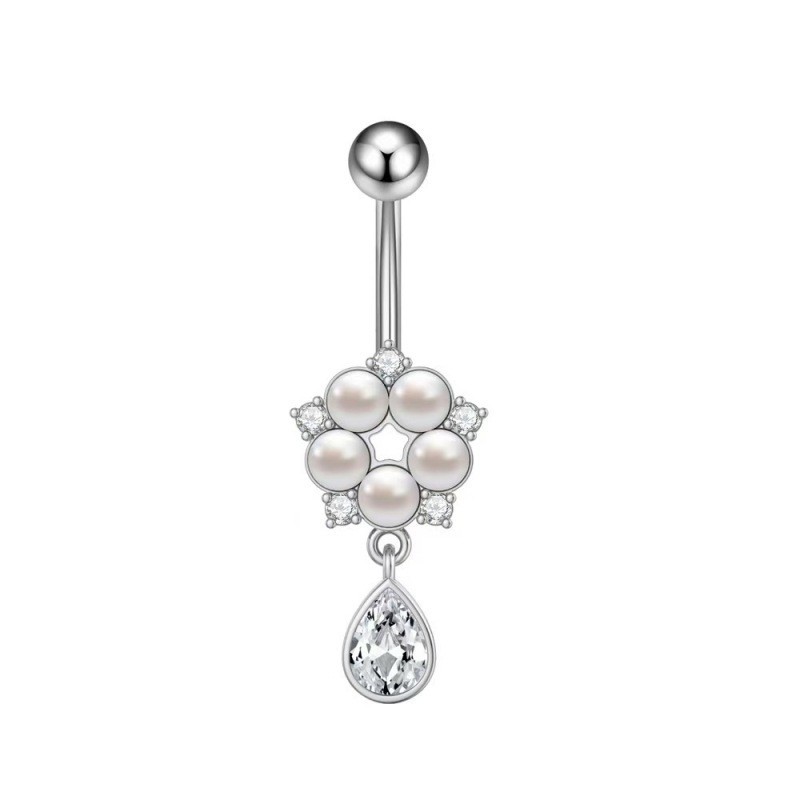 Stainless Steel Gold Butterfly Navel Ring Dangle Belly Button Piercing Jewelry - Image 5
