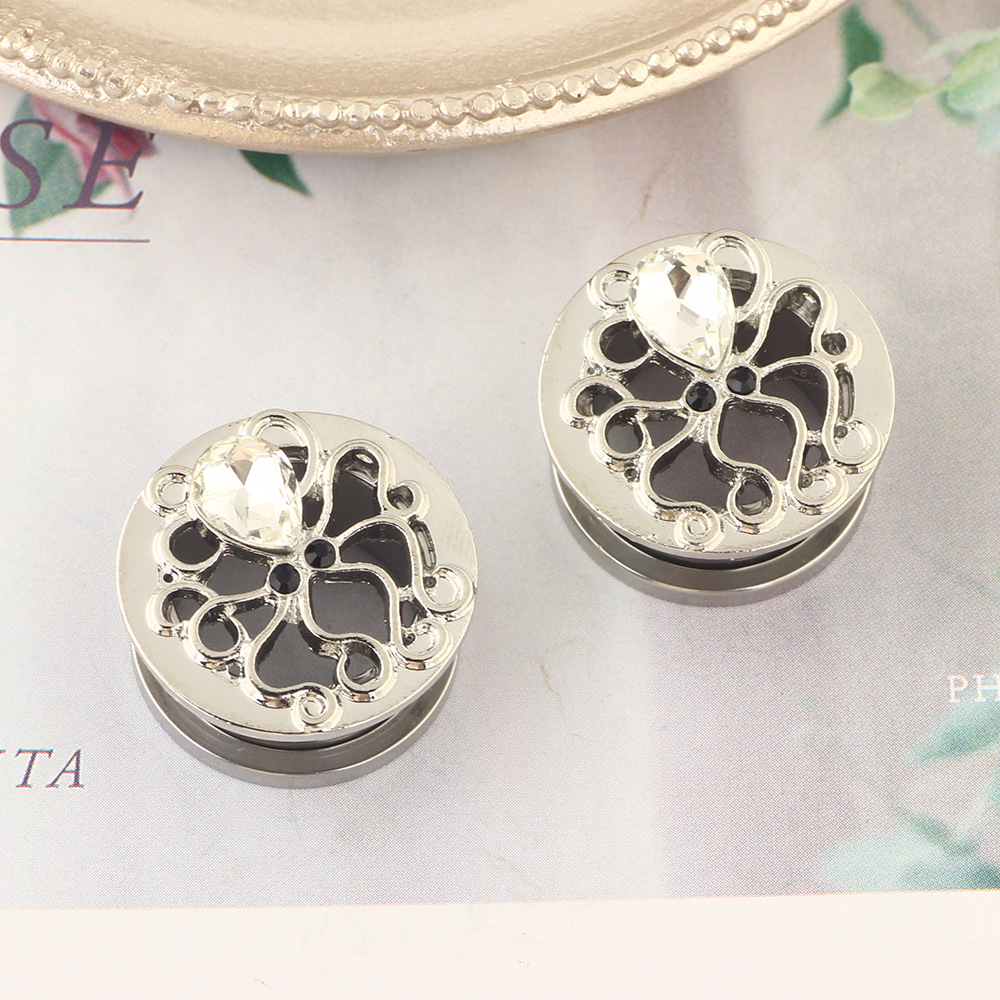 Stainless Steel Octopus Ear Expander Plug - 16mm Geometric Ear Gauges for Stretched Lobes - Image 4
