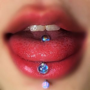Acrylic Tongue Barbell Yellow 12mm Bar Length 1.6mm Thick 6mm Ball Oral Piercing Jewelry